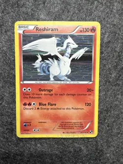 Reshiram 26/114 Black & White Pokemon TCG Holo Rare - Image 1