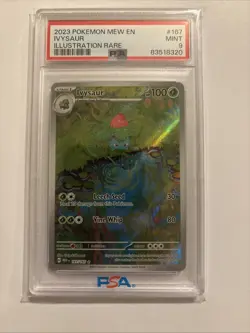 2023 Pokemon Mew EN Ivysaur Illustration Rare PSA 9 151 TCG Pokemon PSA - Image 2