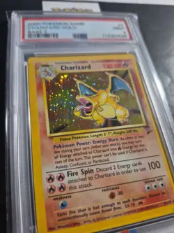 2000 Pokemon Base Set 2 4/130 Charizard Holo PSA Mint 9 - Image 2