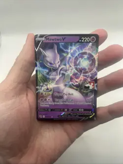 030/078 Mewtwo V Prize Pack Series Stamped Play Pokemon TCG GO - Image 3