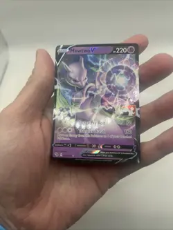 030/078 Mewtwo V Prize Pack Series Stamped Play Pokemon TCG GO - Image 4