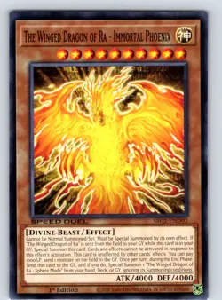 The Winged Dragon of Ra - Immortal Phoenix Common 1st Edition SBC2-END02 LP - Image 1
