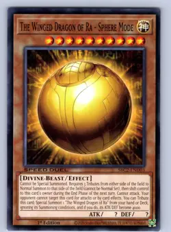 The Winged Dragon of Ra - Sphere Mode Common 1st Edition SBC2-END03 LP - Image 1