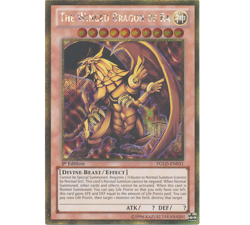 YUGIOH THE WINGED DRAGON OF RA GOLD SECRET RARE 1ST EDITION NEAR MINT PGLD-EN031 - Image 1