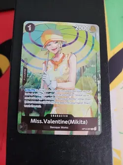Miss.Valentine Mikita Dash Pack Promo OP14-087 One Piece TCG English IN-HAND - Image 1