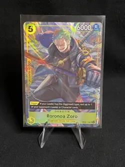 One Piece Roronoa Zoro Illustration Box vol 3 Promo OP07-113 Alternate Art Promo - Image 1