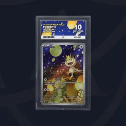 Pokemon TCG: Chinese Gem Packs Vol 3: Meowth 0207/07 Ace GM 10 Exclusive Art - Image 3