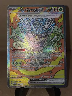 Pokemon TCG Prismatic Evolutions Teal Mask Ogerpon ex SIR 145/131 - Image 1