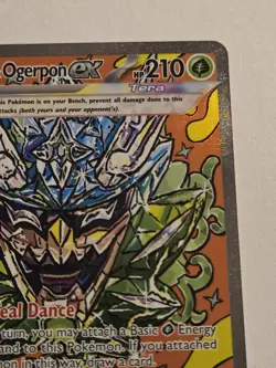 Teal Mask Ogerpon ex 145/131 SIR Pokemon TCG SV: Prismatic Evolutions NM - Image 2
