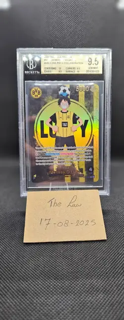 BVB x One Piece ST13-003 Monkey D. Luffy Dortmund Promo BGS 9.5 - Image 1