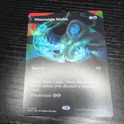 Winternight Stories Borderless 0336 MTG Tarkir: Dragonstorm Rare NM - Image 2