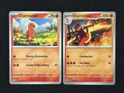 Pokemon TCG - Bulbasaur Charmander Squirtle + Evolutions 6 Card Set | NM - Image 3