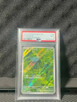 Bulbasaur 166/165 Scarlet & Violet 151 Holo Pokemon TCG PSA 9 - Image 1