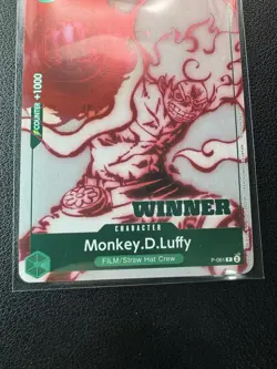 Monkey.D.Luffy (ST 11: Uta Deck Battle) [Winner] P-061 One Piece Promo Card NM - Image 4