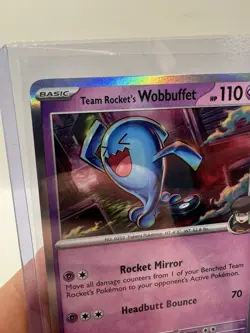 Team Rocket’s Wobbuffet Holo - 082/182 Destined Rivals - NM - Pokemon TCG Card - Image 5