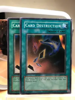 Yu-Gi-Oh! TCG 2x Card Destruction, "magic card" #SDY-042 - Image 1