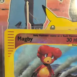 Pokemon TCG Magby Expedition Reverse Holo Card #52/165 MP - Image 2