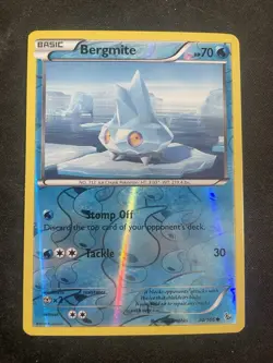 Bergmite 30/106 Flashfire Common Reverse Holo Pokemon TCG Card English NM - Image 1