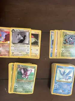 Pokemon Card Lot Vintage Team Rocket Jungle + Battle Academy Decks 74 Cards - Image 1