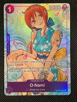 O-Nami (Illustration Box Vol.1) OP05-062 One Piece Promotion Cards Foil NM - Image 1