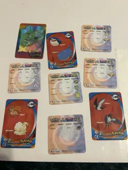 Pokemon Advanced 9 Lenticular Cards 2003 Nintendo Vintage Rare Collectible - Image 2