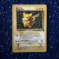 Pikachu 01/53 Pokemon WOTC Black Star Promo Card 1999 Lightly Played - Image 1