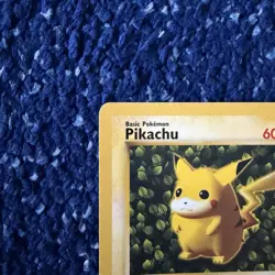 Pikachu 01/53 Pokemon WOTC Black Star Promo Card 1999 Lightly Played - Image 3