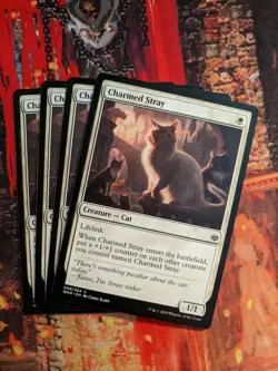 MTG Card: (4x) Charmed Stray (War of the Spark) - Image 1