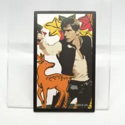 Han Solo STAR WARS HANAFUDA JAPAN playing CARD size 2.12in×1.3in Beverly Japan - Image 1