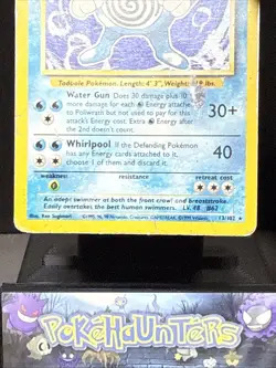 Pokemon Card Poliwrath 13/102 Base Set Holo Rare WOTC Played 3 - Image 3