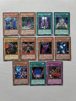 Yu-Gi-Oh! TCG: Lot of x11 Dark Crisis DCR Rare Cards, 1st Edition, NM - Image 1