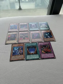 Yu-Gi-Oh! TCG: Lot of x11 Dark Crisis DCR Rare Cards, 1st Edition, NM - Image 2