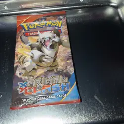 XY Primal Clash [10 card] Booster Pack x1 (Mega Aggron Art) Pokemon TCG - Image 1