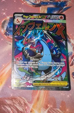 Mega Charizard x Ex 023 Me: Mega Evolution Promo Holo Pokemon Card - Image 1