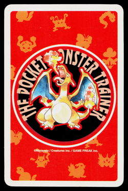 Lapras 8 of Diamonds 1996 Red Playing Cards Pokemon Japanese Lightly Played - Image 2