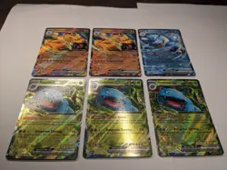 6x 151 EX Card Lot - 2x Charixard 3x Venesaur 1x Blastoise - SIX 151 Ultra Rares - Image 3