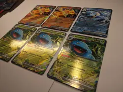 6x 151 EX Card Lot - 2x Charixard 3x Venesaur 1x Blastoise - SIX 151 Ultra Rares - Image 4