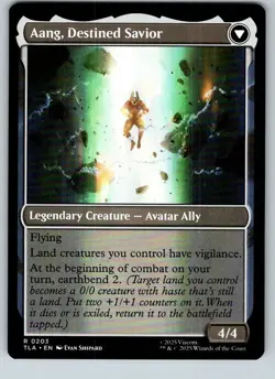 Aang, at the Crossroads // Aang, Destined Savior TLA 203 MTG - Image 2
