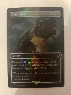 Don't Move (Borderless, Foil) Universes Beyond: Jurassic World Collection - Image 1