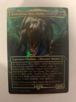 Indominus Rex, Alpha (Borderless, Foil) Universes Beyond: Jurassic World - Image 1