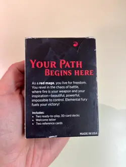 Open Box - Magic the Gathering Red Mage Starter Deck 2019, 2 Sealed Decks, READ - Image 3