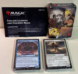 Open Box- Magic the Gathering White Mage Starter Deck 2019, 2 Sealed Decks, READ - Image 1