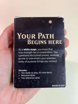 Open Box- Magic the Gathering White Mage Starter Deck 2019, 2 Sealed Decks, READ - Image 3