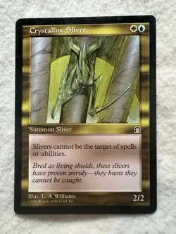MTG - Crystalline Sliver - NM / Never Played - Stronghold - Uncommon - EN - Reg - Image 1