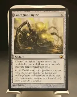 Mtg 🔥 Contagion Engine 🔥 MT/NM Scars of Mirrodin 🌟RARE🌟 Magic The Gathering - Image 1