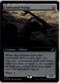 MTG # 0317 Anticausal Vestige Extended Art (Foil) (EOE) - Image 1