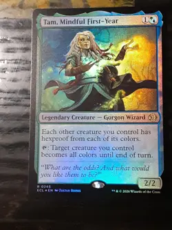 Tam Mindful First Year FOIL , Lorwyn Eclipsed , Near M ,MTG , FREE SHIPPING - Image 3