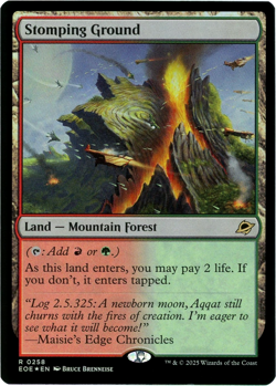 Stomping Ground (Foil) - 0258 - Edge of Eternities - MTG - NM/M Ships now - Image 1