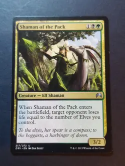 Shaman of the Pack Magic Origins Regular MTG - Image 1