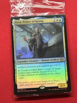 Urza, Prince of Kroog Prerelease Foil Sealed In Original Wrapper Brothers War - Image 1